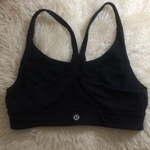 Lululemon black sports bra